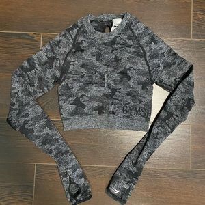 Gymshark Camo Longsleeve Top